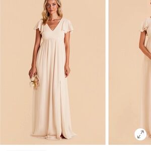 Elegant Champagne Birdy Grey Small Maxi Dress